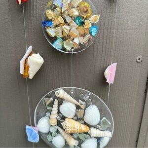 Hanging wall decor OOAK Assemblage Art Handmade Mosaic Indoor/Outdoor